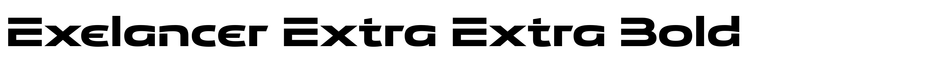 Exelancer Extra Extra Bold
